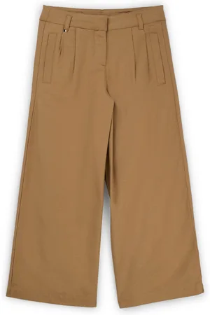 HUGO BOSS Pantalones de fit holgado en sarga suave para niños