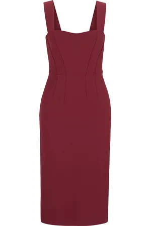 HUGO BOSS Vestido extra slim fit en tejido técnico elástico