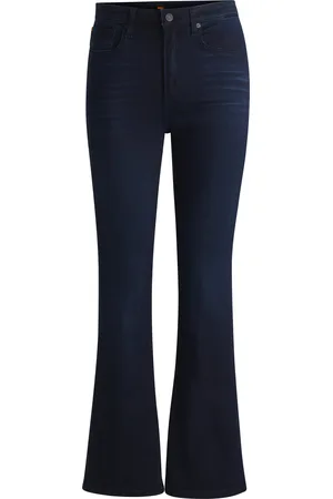 HUGO BOSS Vaqueros acampanados slim fit en tejido vaquero elástico azul