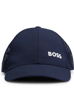 HUGO BOSS Gorra para niños con logos estampados y detalles cortados a láser