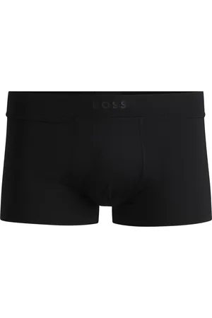 HUGO BOSS Calzoncillos de microfibra con logo de silicona en la cintura