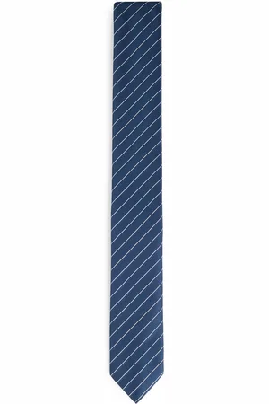 HUGO BOSS Corbata con estampado jacquard ideal para viajar