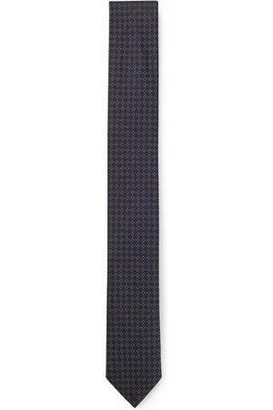 HUGO BOSS Corbata formal con estampado integral en jacquard