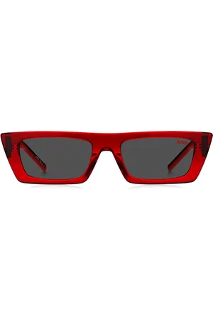 HUGO BOSS Gafas de sol de acetato con monograma en 3D