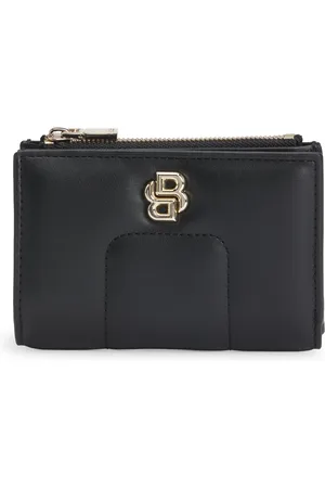 HUGO BOSS Cartera guateada con monograma Double B