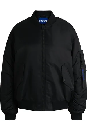 HUGO BOSS Cazadora bomber repelente al agua con tirador de cremallera de la marca