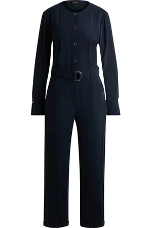 HUGO BOSS Mono con cinturón y tapeta de botones automáticos