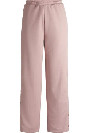 HUGO BOSS Pantalones de chándal oversize fit con logo de jacquard