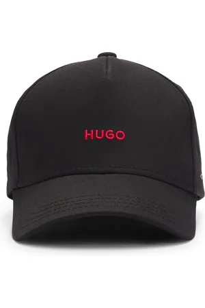 HUGO BOSS Gorra de sarga de algodón con logo bordado