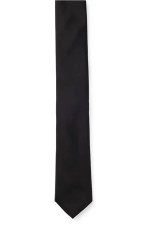 HUGO BOSS Corbata elaborada en Italia con tejido jacquard de seda pura