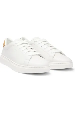 HUGO BOSS Deportivas de piel con talón de ante