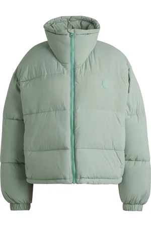 HUGO BOSS Chaqueta acolchada repelente al agua con logo guateado