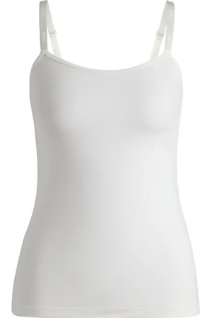 HUGO BOSS Camiseta interior de punto elástico con tirantes de la marca