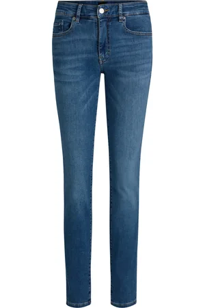 HUGO BOSS Vaqueros slim fit en tejido vaquero superelástico de tono rojizo