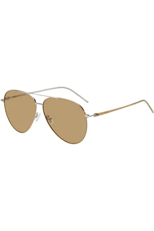 HUGO BOSS Gafas de sol cámel en acero ligero