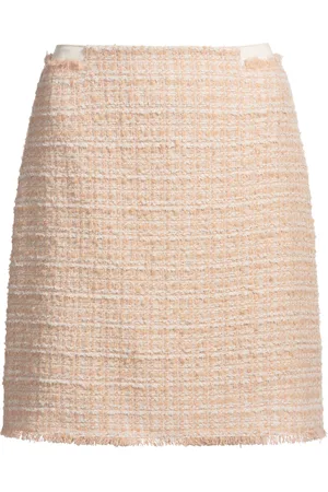 HUGO BOSS Falda de tweed con cintura de algodón elástico