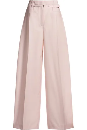 HUGO BOSS Pantalones relaxed fit en lana virgen