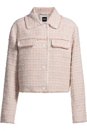 HUGO BOSS Chaqueta regular fit de tweed