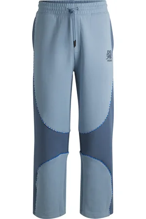 HUGO BOSS Pantalones de chándal de mezcla de algodón x RB con detalles de ribetes