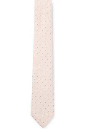 HUGO BOSS Corbata en mezcla de seda con motivo en jacquard