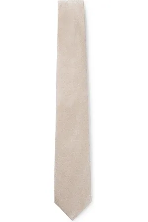 HUGO BOSS Corbata de seda con estructura de jacquard
