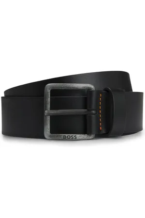 HUGO BOSS Cinturón de piel con hebilla con logo