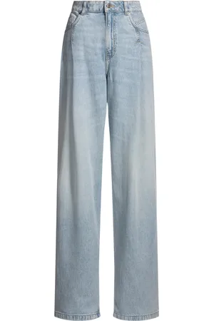 HUGO BOSS Vaqueros loose fit de denim azul desteñido