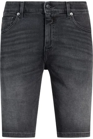 HUGO BOSS Shorts slim fit Delaware en tejido vaquero elástico de gran comodidad