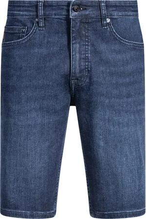 HUGO BOSS Shorts slim fit Delaware en tejido vaquero azul suave que facilita el movimiento