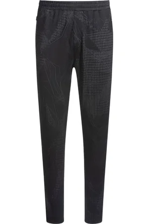 HUGO BOSS Pantalones de chándal con estampado activo en tejido multielástico
