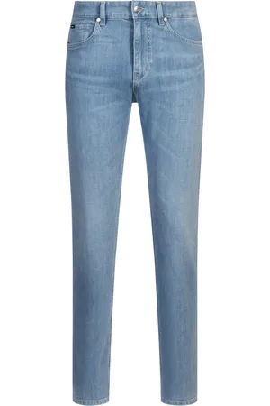 HUGO BOSS Vaqueros Delaware slim fit de denim italiano azul
