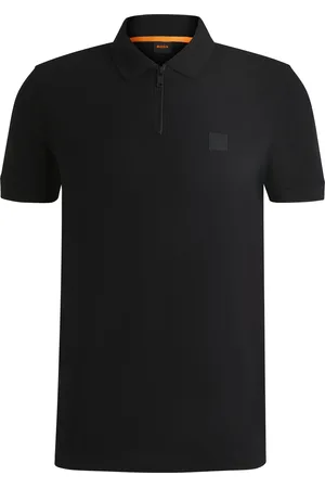 HUGO BOSS Polo tejido slim fit de piqué de algodón elástico