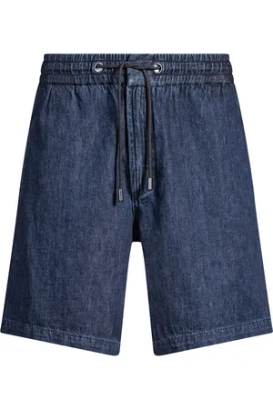 HUGO BOSS Shorts relaxed fit en denim elástico