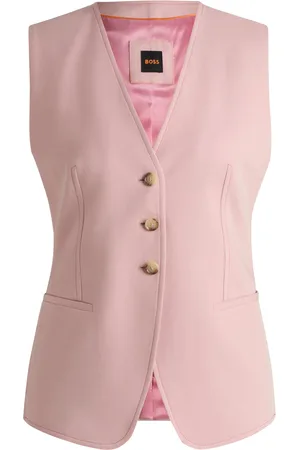 HUGO BOSS Chaleco recto con tira ajustable