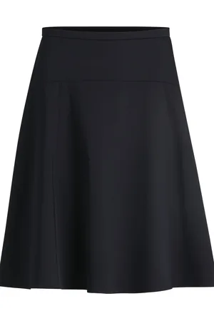 HUGO BOSS Falda evasé en algodón elástico
