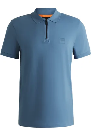 HUGO BOSS Polo tejido slim fit de piqué de algodón elástico