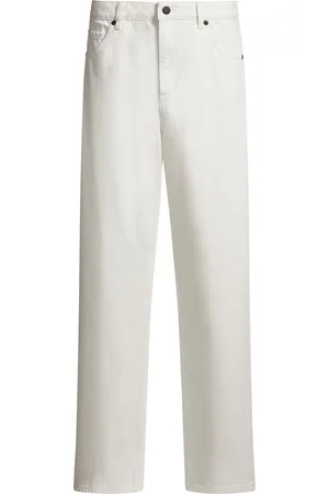HUGO BOSS Jeans de corte moderno en denim rígido