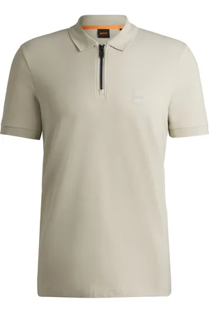 HUGO BOSS Polo tejido slim fit de piqué de algodón elástico