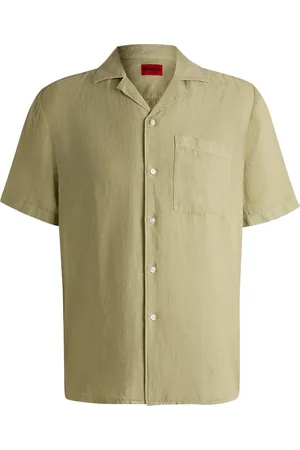 HUGO BOSS Camisa relaxed fit de lino para diferentes ocasiones