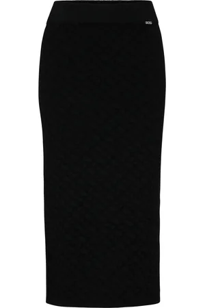 HUGO BOSS Falda tubo en jacquard de punto