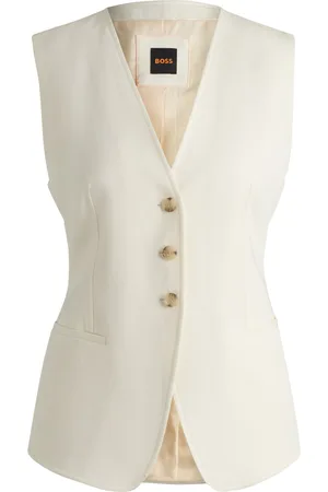HUGO BOSS Chaleco recto con tira ajustable