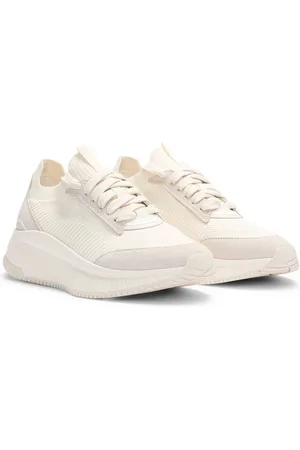 HUGO BOSS Deportivas TTNM EVO con empeines de punto y detalles de ante