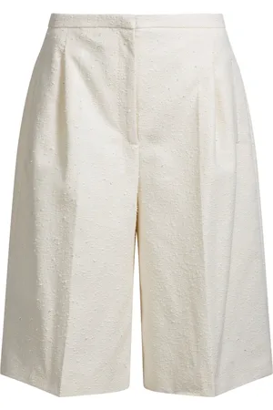 HUGO BOSS Shorts relaxed fit en bouclé de algodón italiano