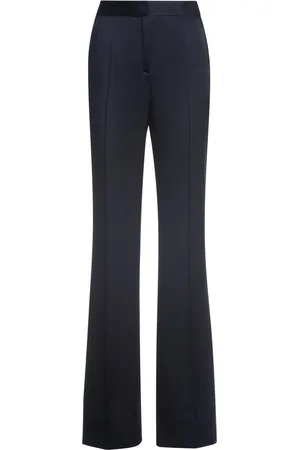 HUGO BOSS Pantalones slim fit de sarga lustrosa