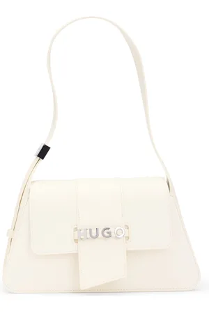 HUGO BOSS Bolso bandolera de piel sintética con logo metálico