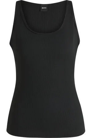 HUGO BOSS Camiseta de tirantes con estructura de canalé
