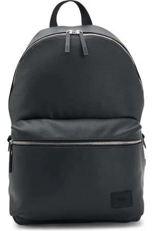 HUGO BOSS Mochila de piel sintética calada