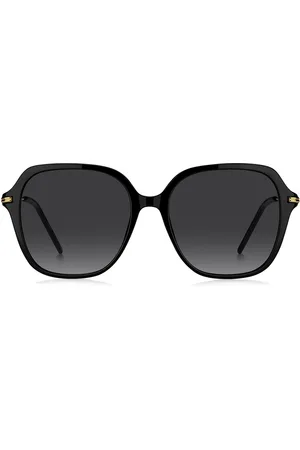 HUGO BOSS Gafas de sol de acetato con patillas metálicas
