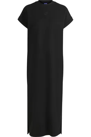 HUGO BOSS Vestido estilo camiseta de algodón con logo Happy