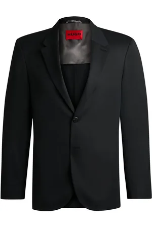 HUGO BOSS Americana FORWARD slim fit en sarga de mezcla de lana